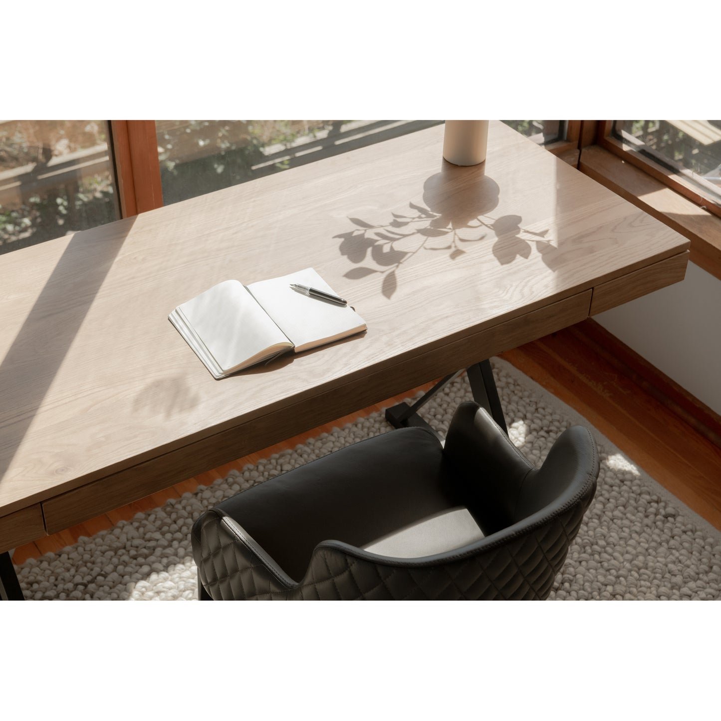 Profecto Desk Natural Oak by Moe's Home