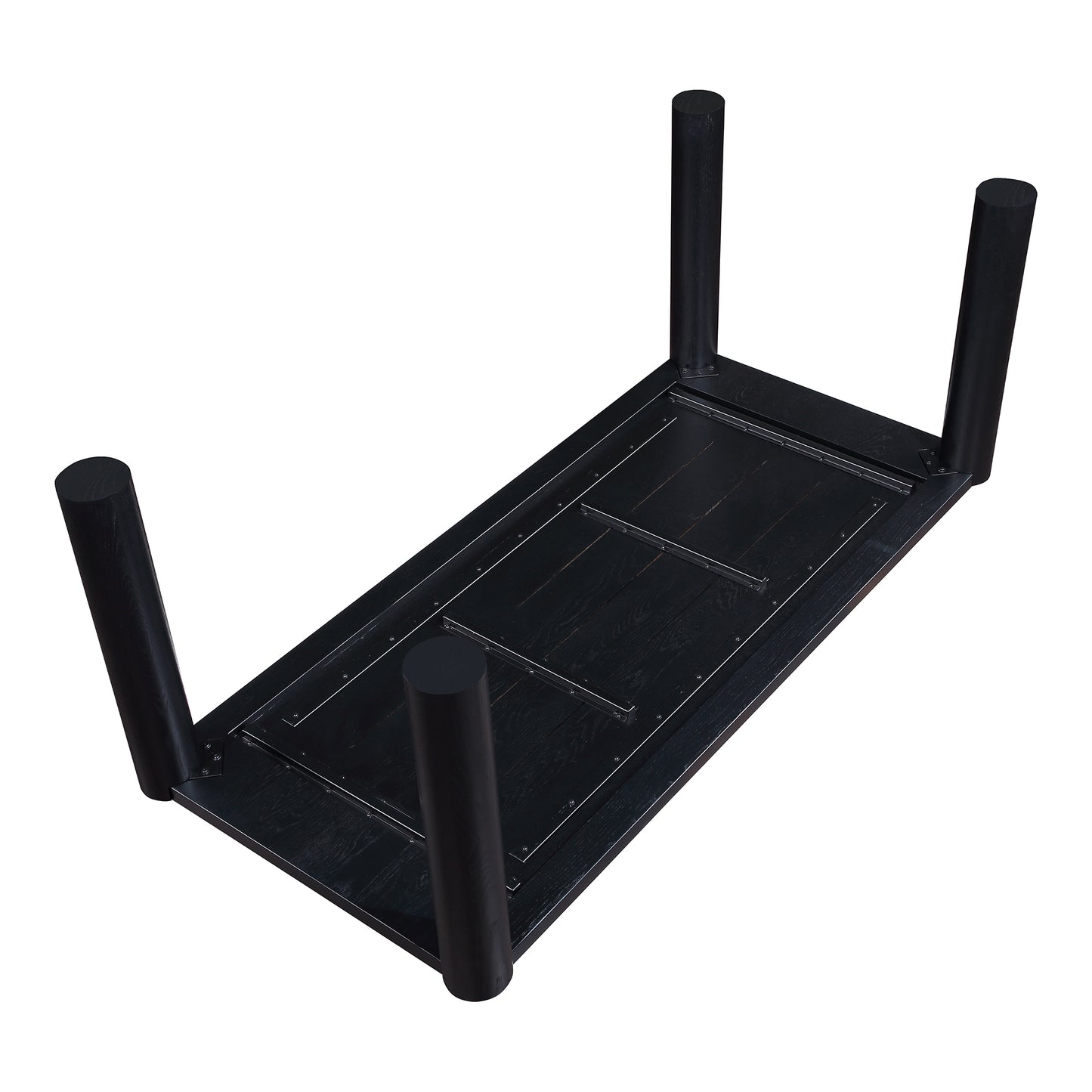 Post Small Dining Table Black by Moe's Home