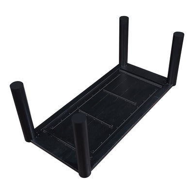 Post Small Dining Table Black by Moe's Home