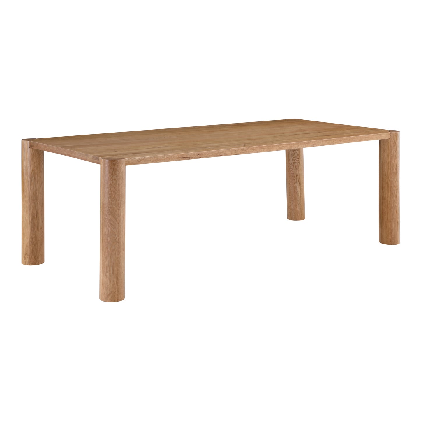 Post Small Dining Table Natural Oak by Moe's Home