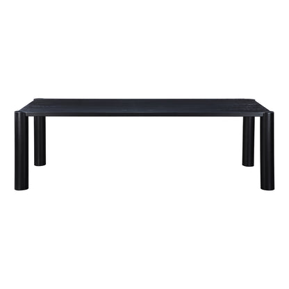 Post Large Dining Table Black | Black