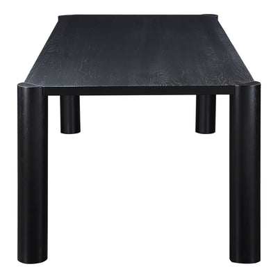 Post Large Dining Table Black by Moe's Home