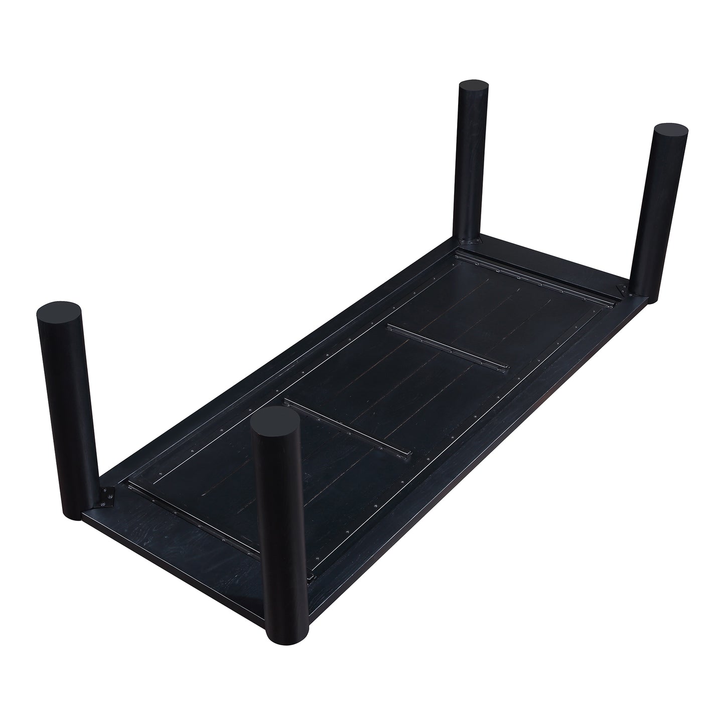Post Large Dining Table Black by Moe's Home