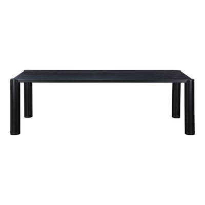 Post Large Dining Table Black | Black