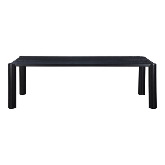 Post Large Dining Table Black | Black