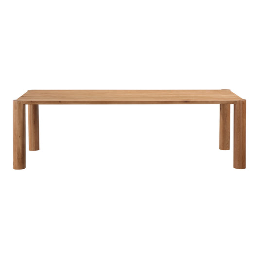 Post Large Table Large Natural Oak | White