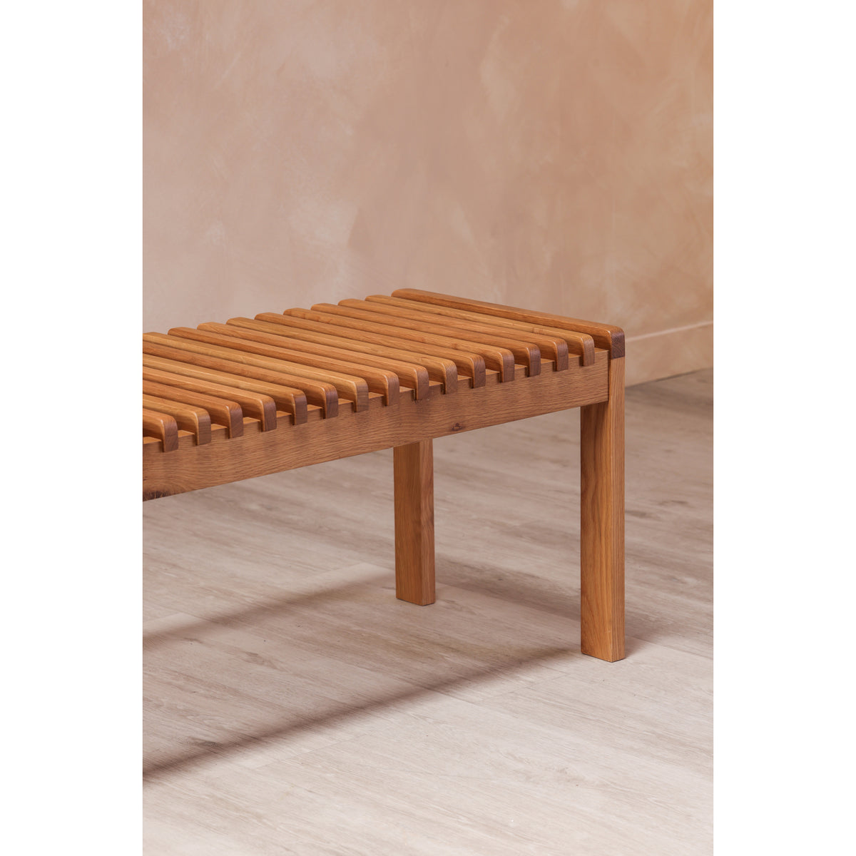 Rohe Bench Natural Oak by Moe's Home