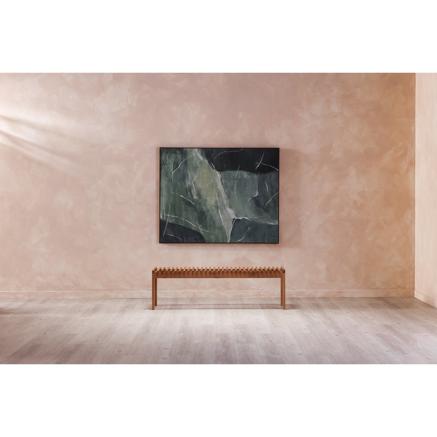 Rohe Bench Natural Oak by Moe's Home