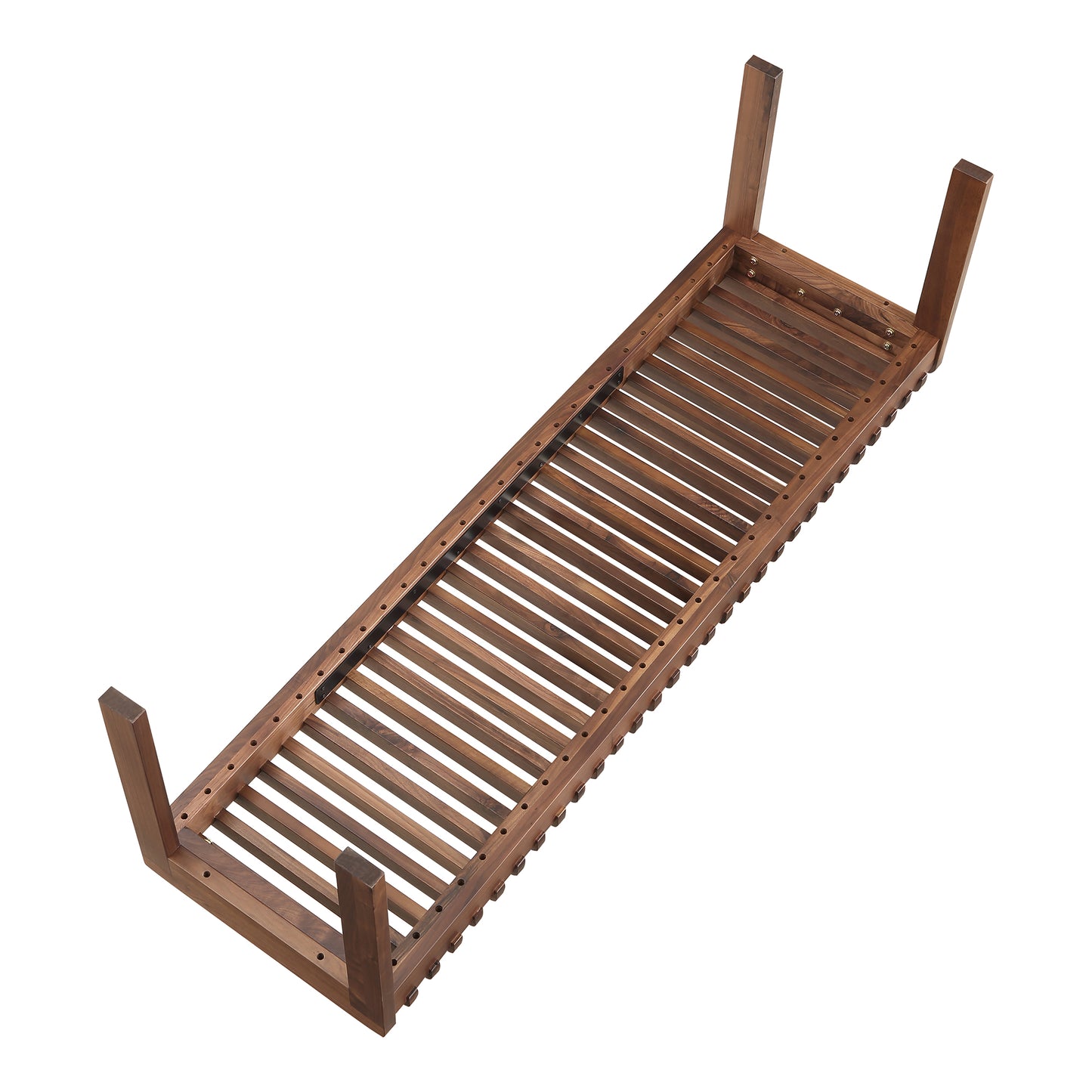 Rohe Bench Walnut Brown by Moe's Home