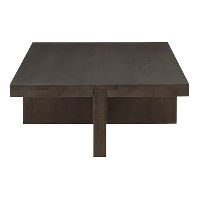 Folke Rectangular Coffee Table Dark Brown by Moe's Home