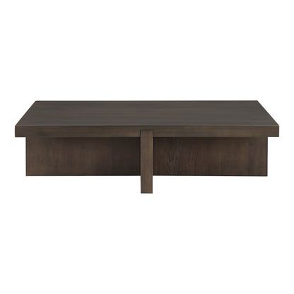 Folke Rectangular Coffee Table Dark Brown | Brown