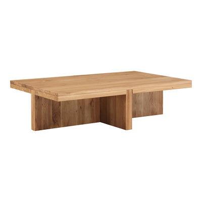 Folke Rectangular Coffee Table Natural by Moe's Home