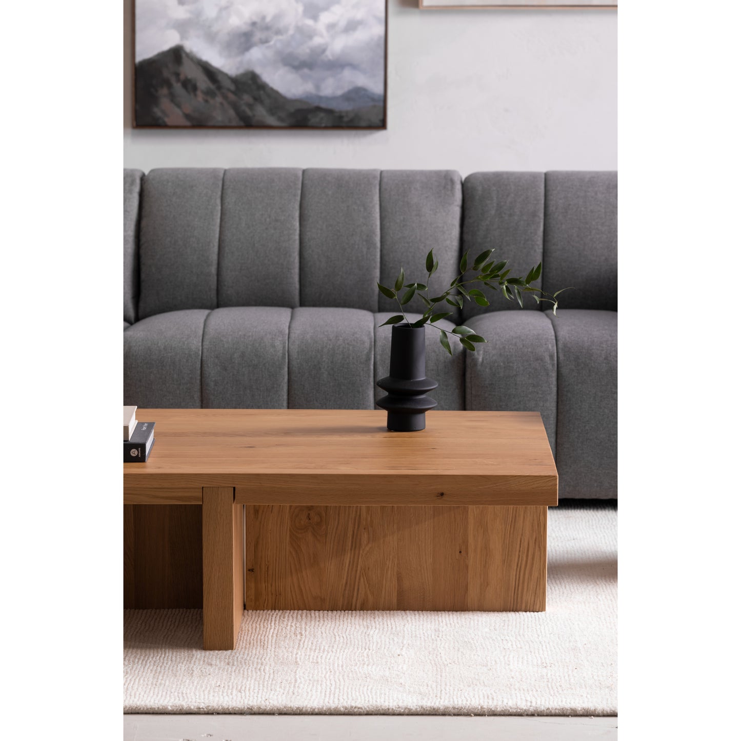 Folke Rectangular Coffee Table Natural by Moe's Home