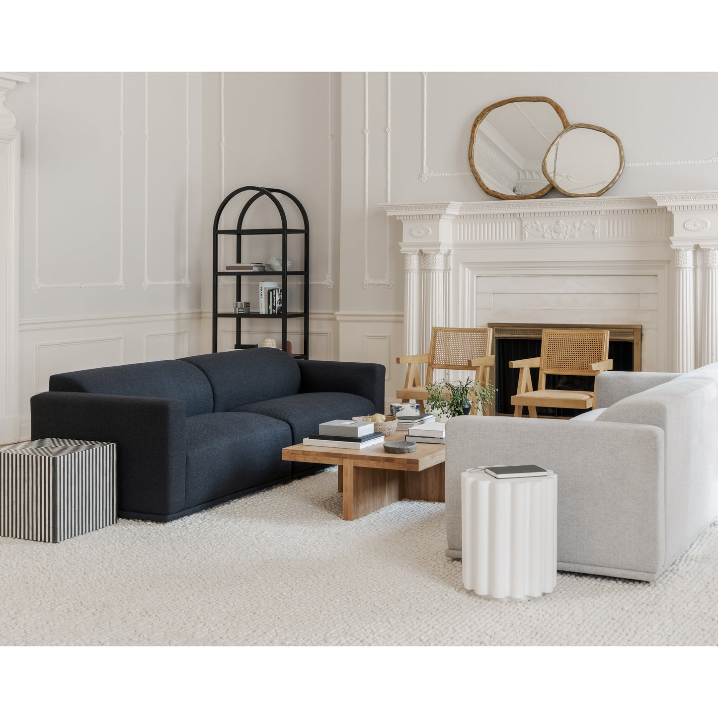 Folke Rectangular Coffee Table Natural by Moe's Home