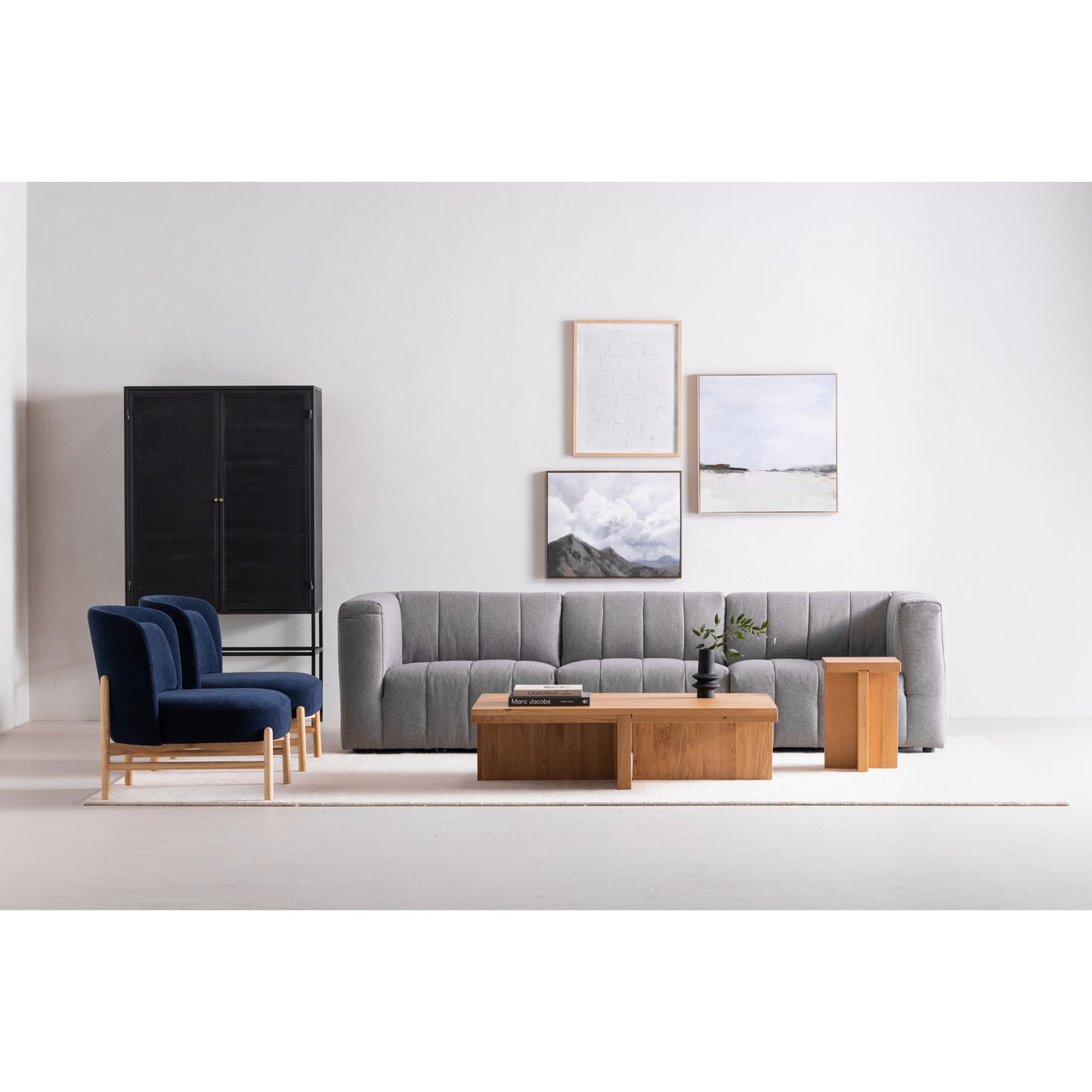 Folke Rectangular Coffee Table Natural by Moe's Home