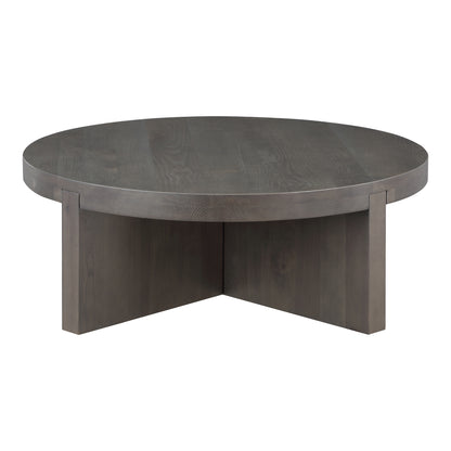 Folke Round Coffee Table Dark Brown | Brown