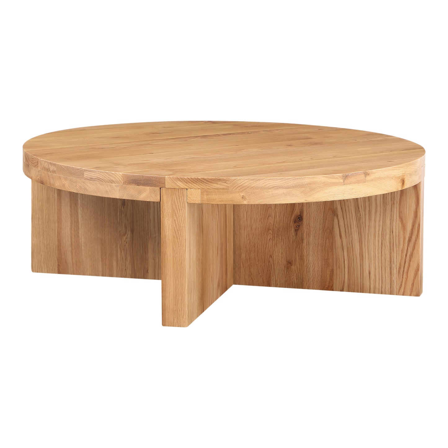 Folke Round Coffee Table Natural by Moe's Home