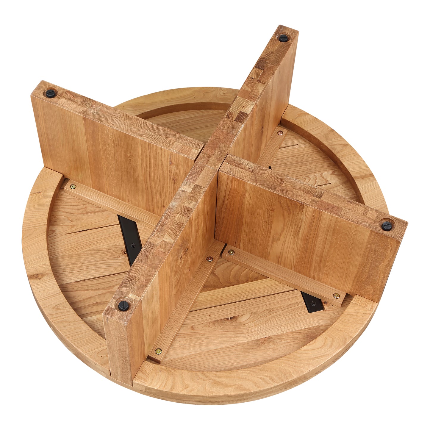 Folke Round Coffee Table Natural by Moe's Home