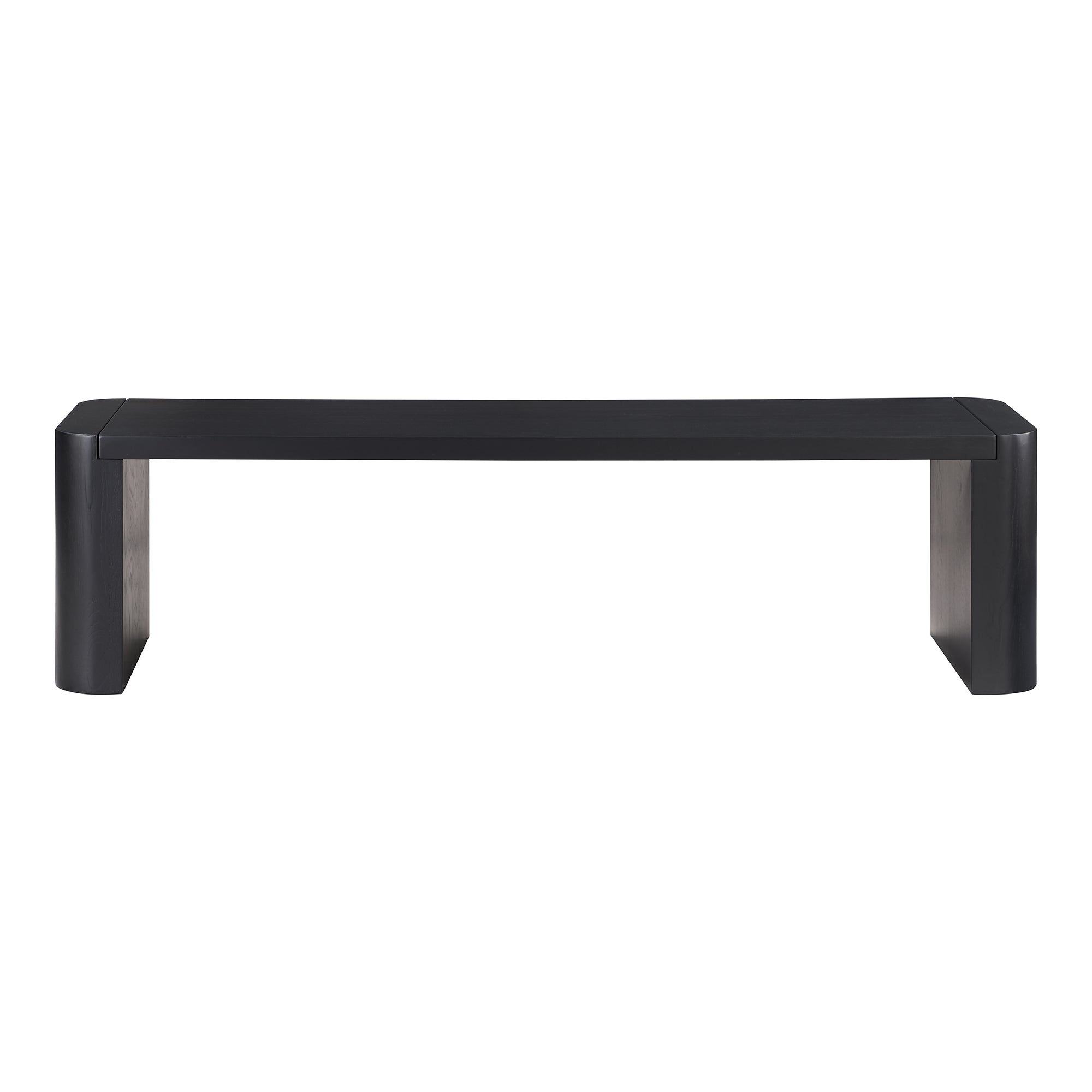 Post Small Dining Bench Black | Black