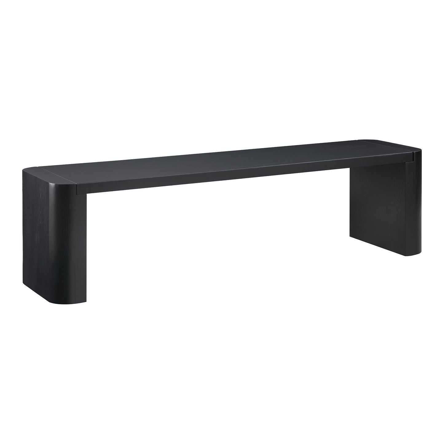 Post Small Dining Bench Black by Moe's Home