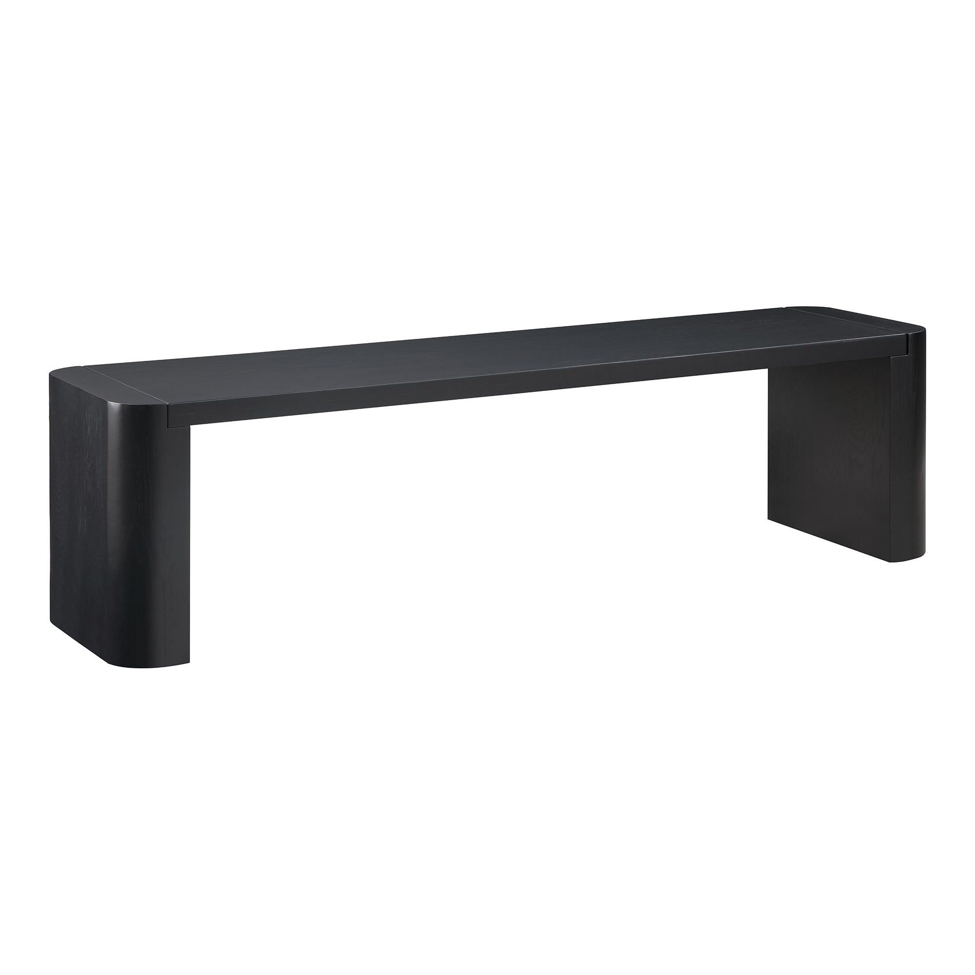 Post Small Dining Bench Black