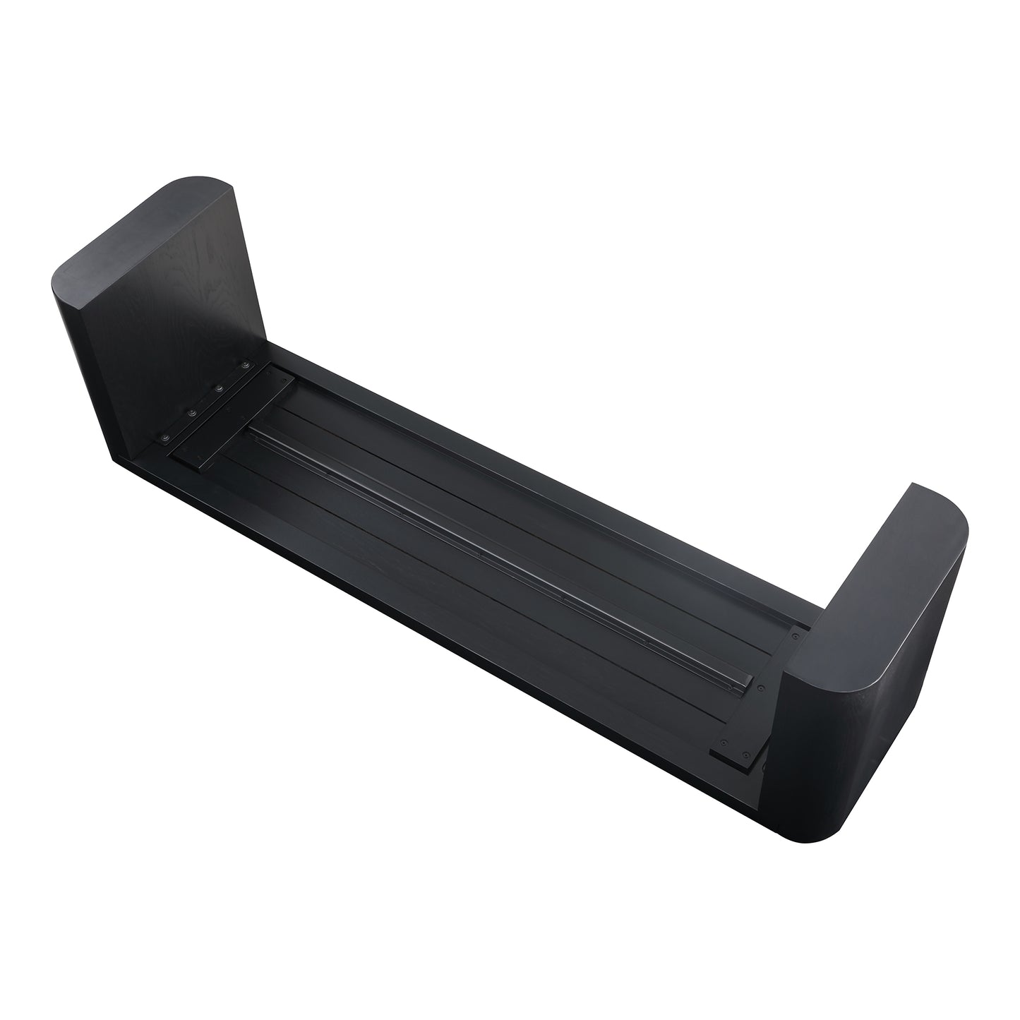 Post Small Dining Bench Black by Moe's Home