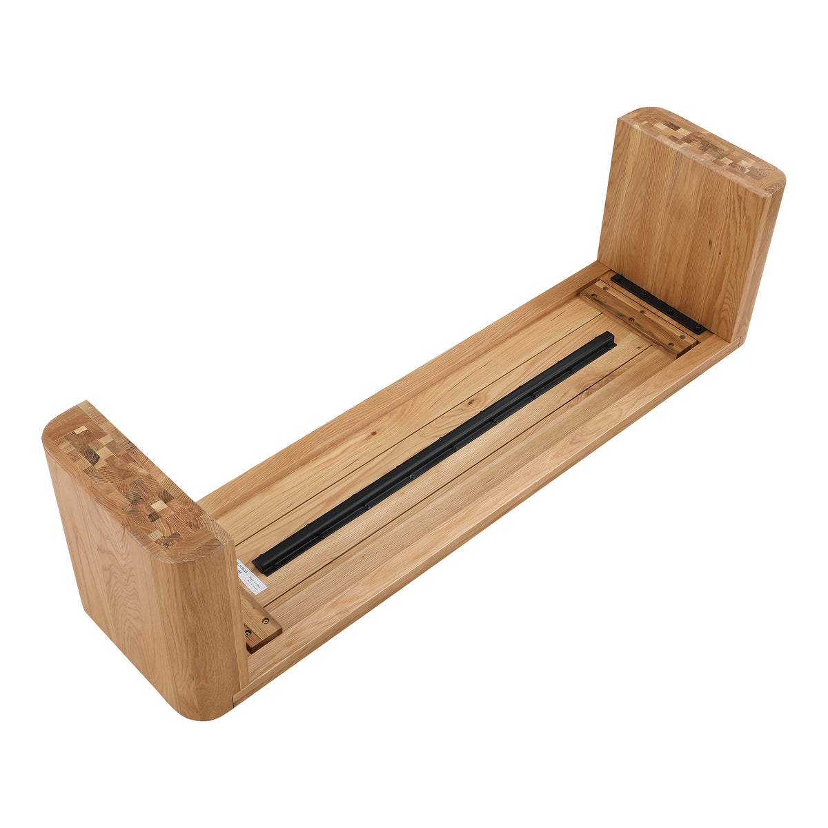 Post Small Dining Bench Natural by Moe's Home
