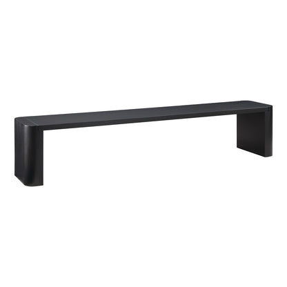 Post Large Dining Bench Black