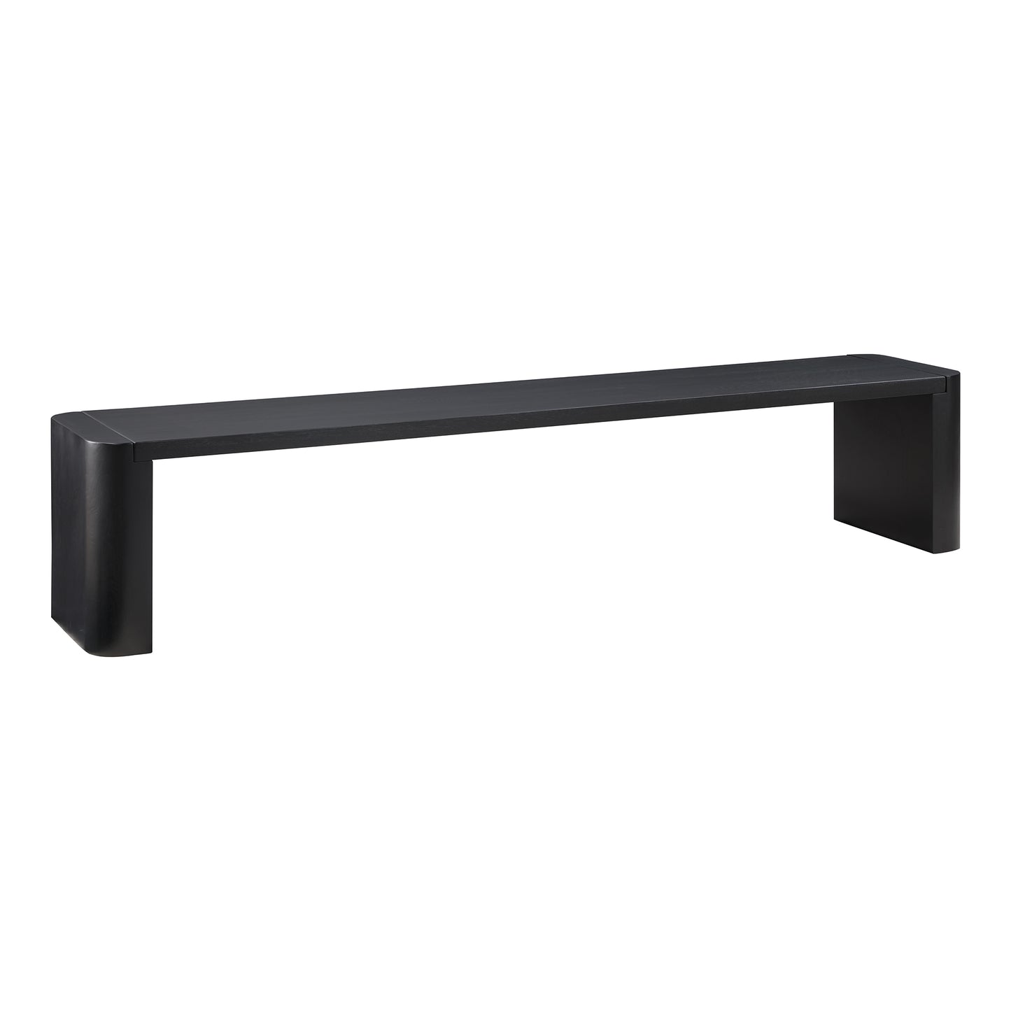 Post Large Dining Bench Black by Moe's Home