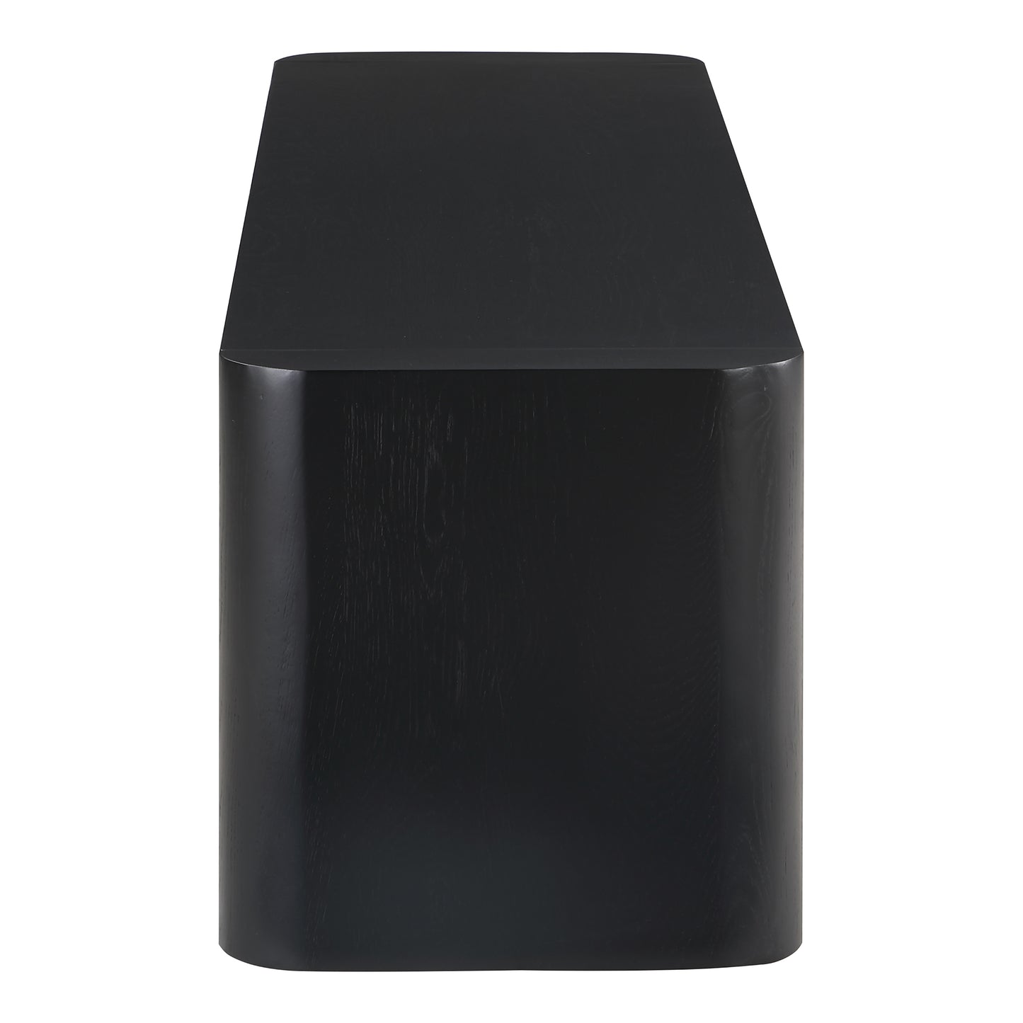 Post Large Dining Bench Black by Moe's Home