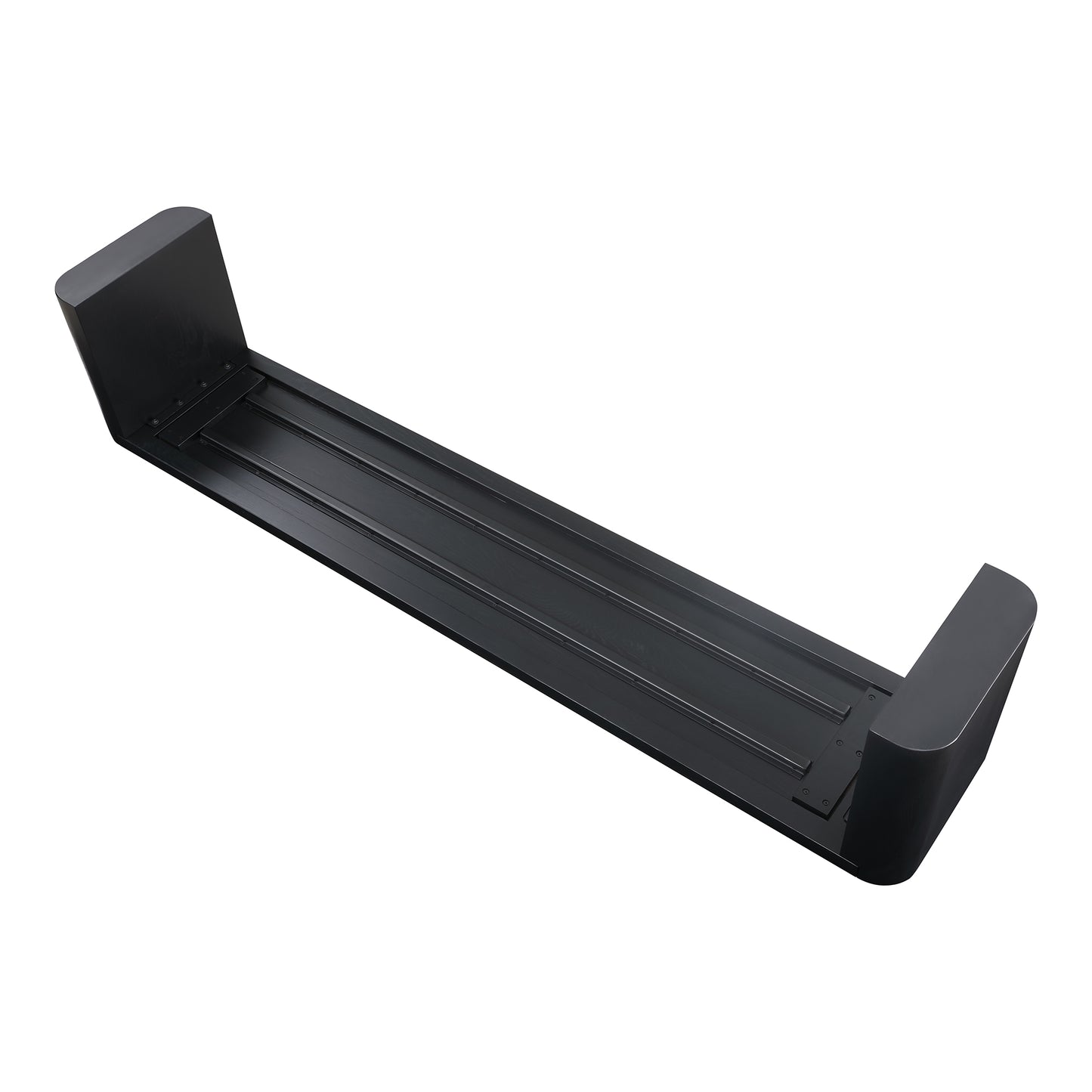 Post Large Dining Bench Black by Moe's Home