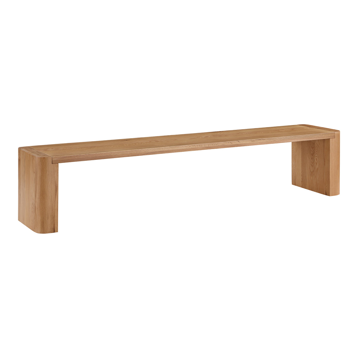 Post Large Dining Bench Natural by Moe's Home