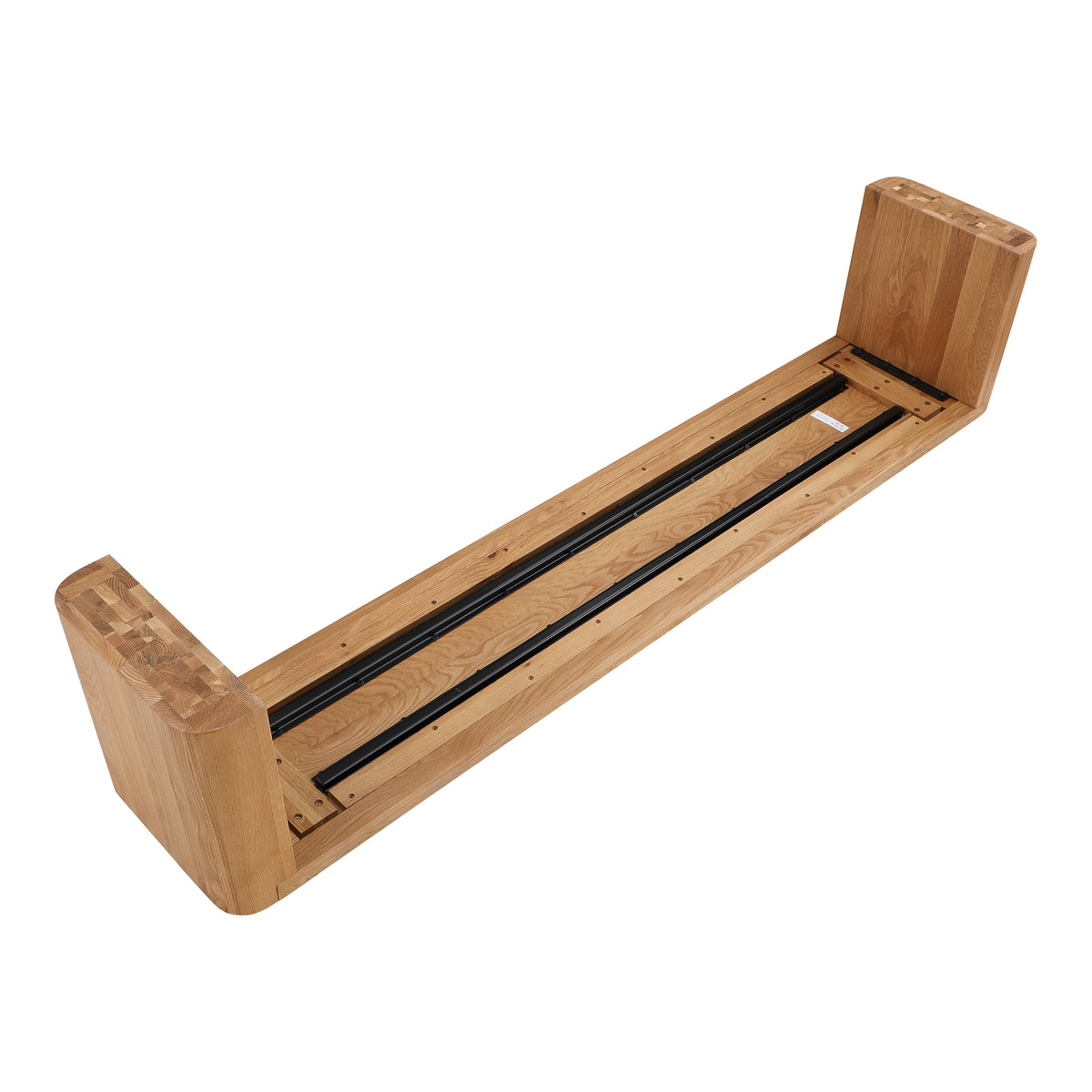 Post Large Dining Bench Natural by Moe's Home