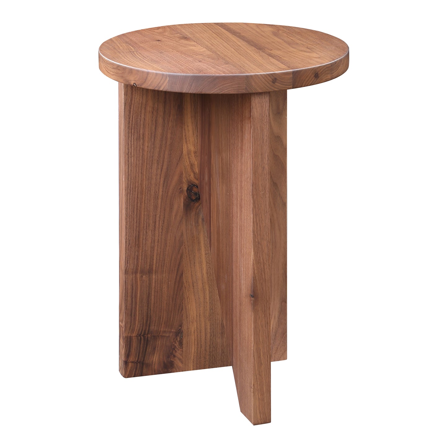 Grace Accent Table Walnut Brown by Moe's Home