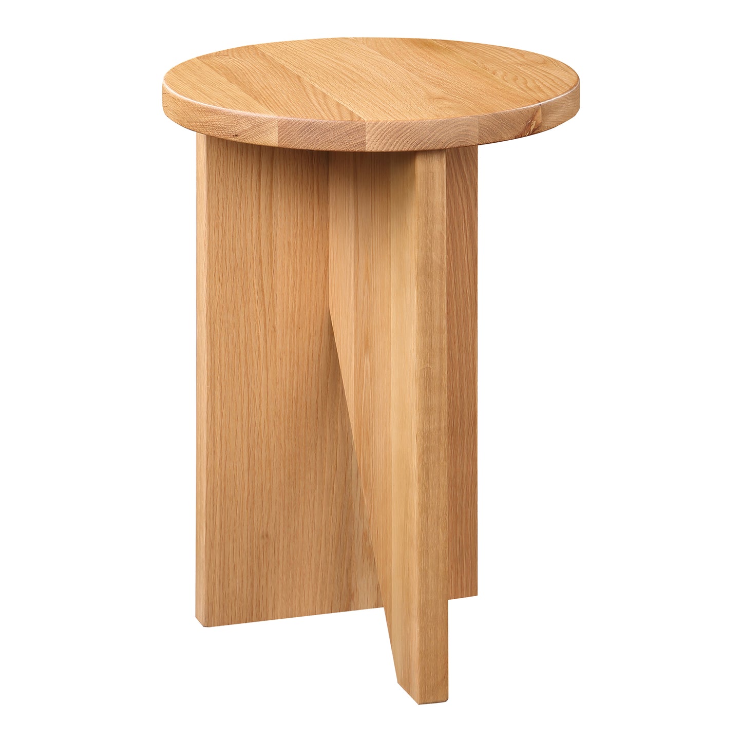 Grace Accent Table Natural Oak by Moe's Home