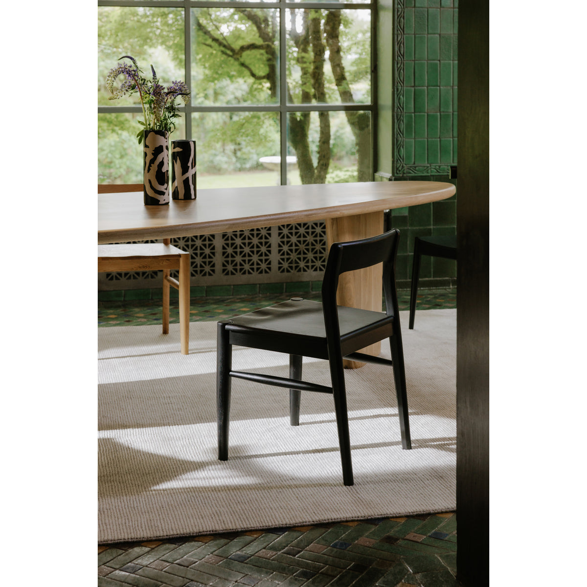 Owing Dining Chair Black - Set Of Two by Moe's Home