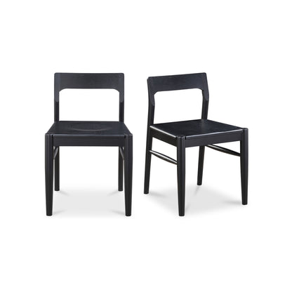 Owing Dining Chair Black   Set Of Two | Black