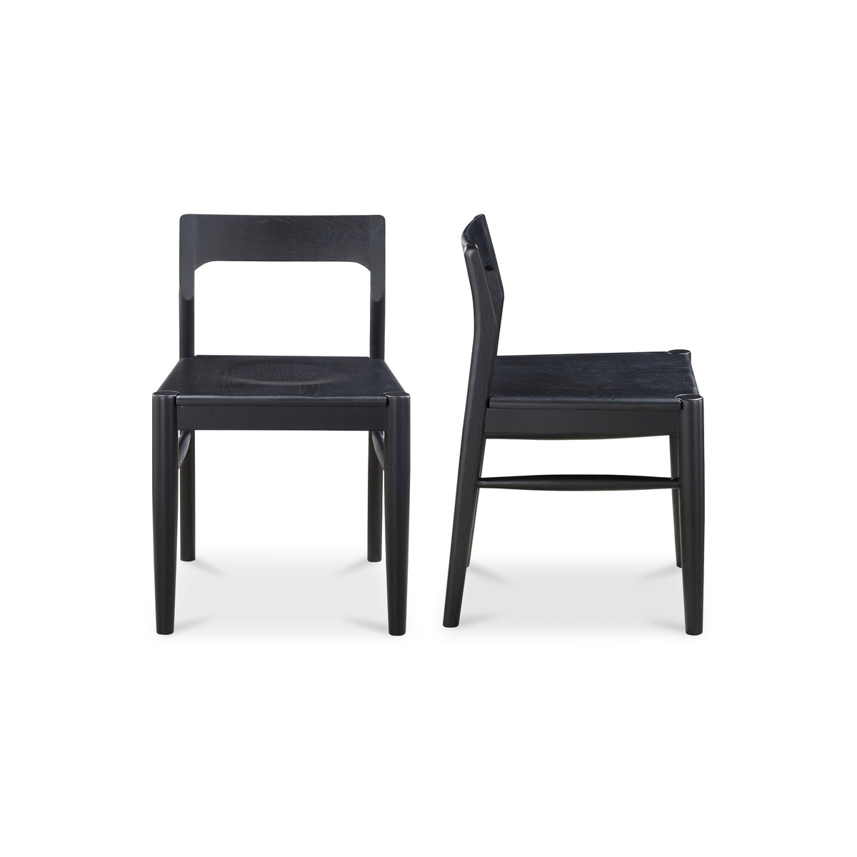 Owing Dining Chair Black - Set Of Two by Moe's Home