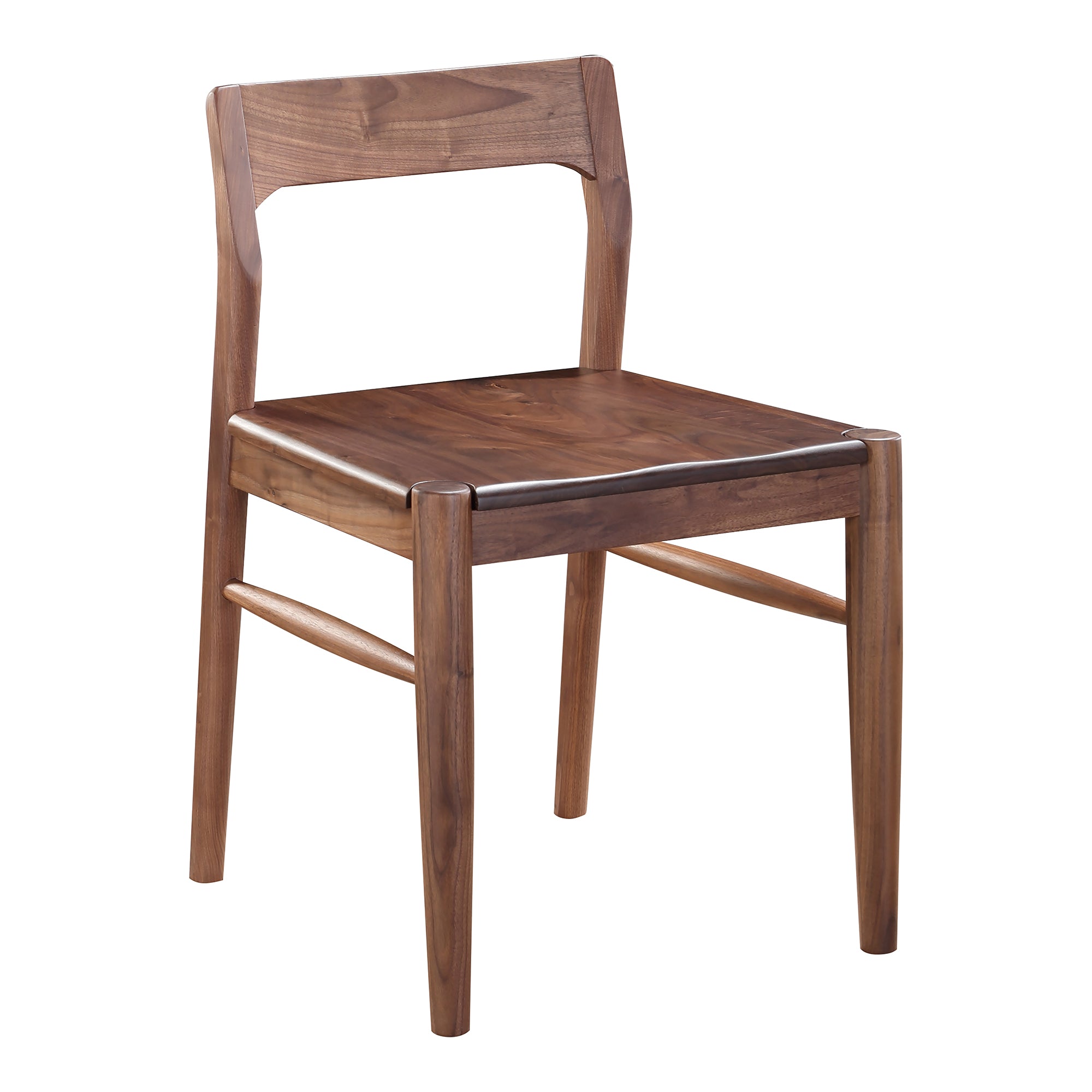 Owing Dining Chair Walnut Brown - Set Of Two