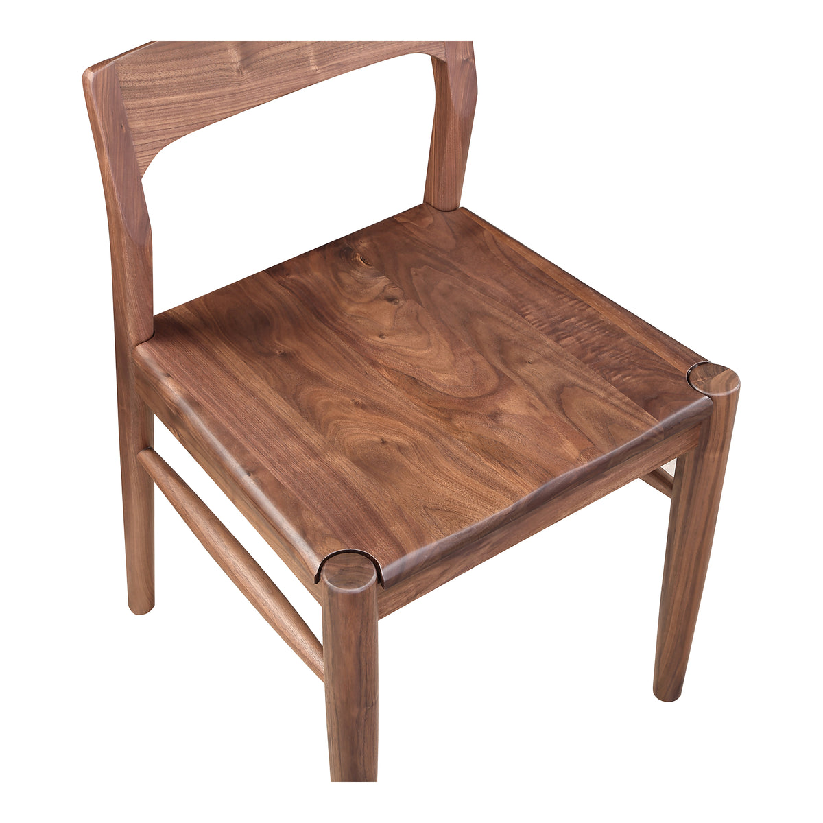 Owing Dining Chair Walnut Brown - Set Of Two by Moe's Home
