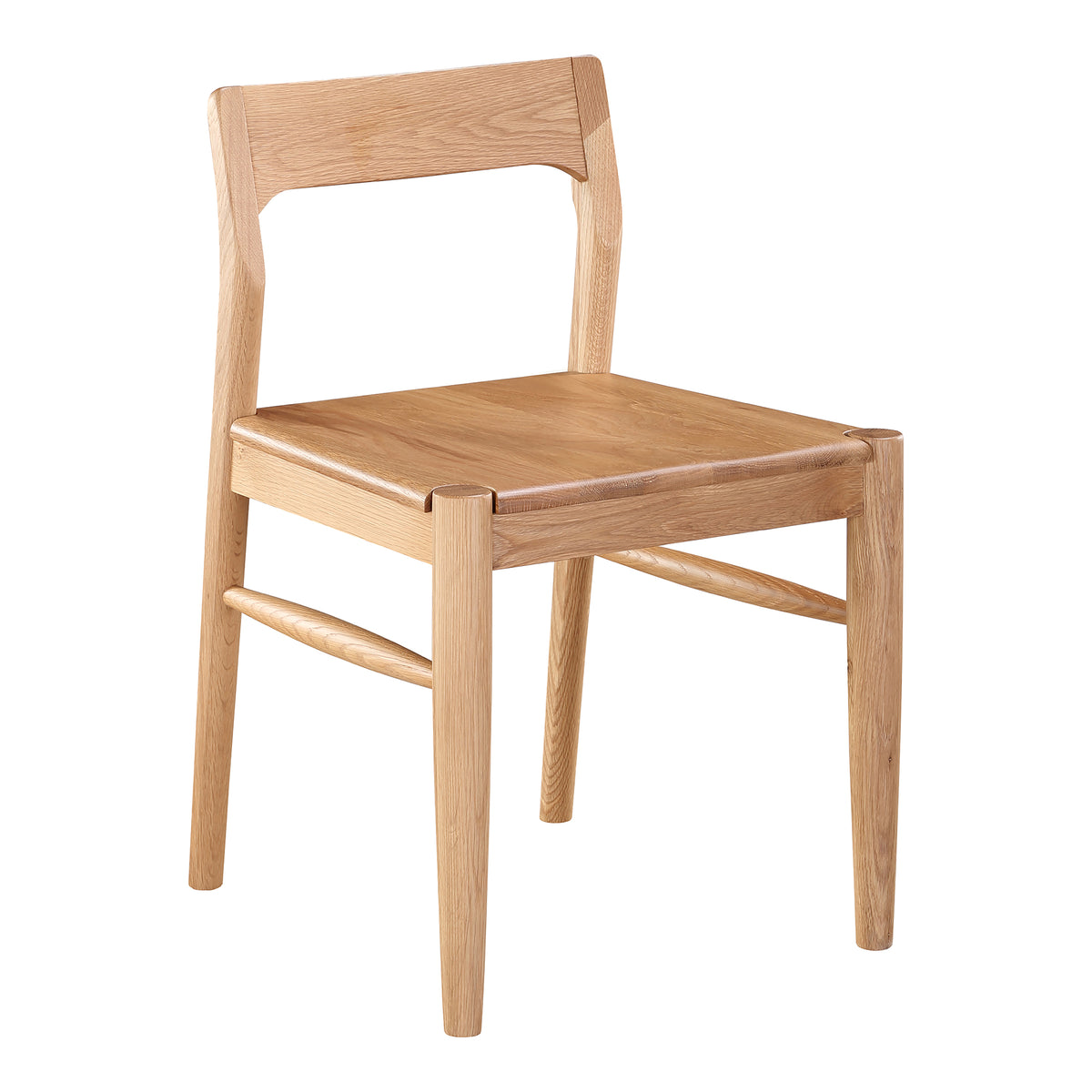 Owing Dining Chair Natural Oak - Set Of Two by Moe's Home