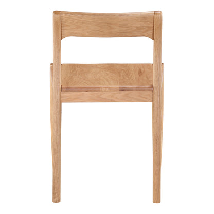 Owing Dining Chair Natural Oak - Set Of Two