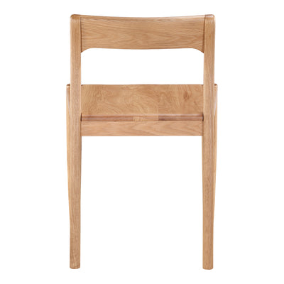 Owing Dining Chair Natural Oak - Set Of Two by Moe's Home