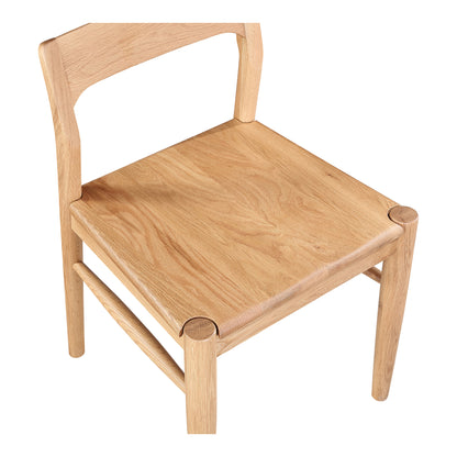 Owing Dining Chair Natural Oak - Set Of Two