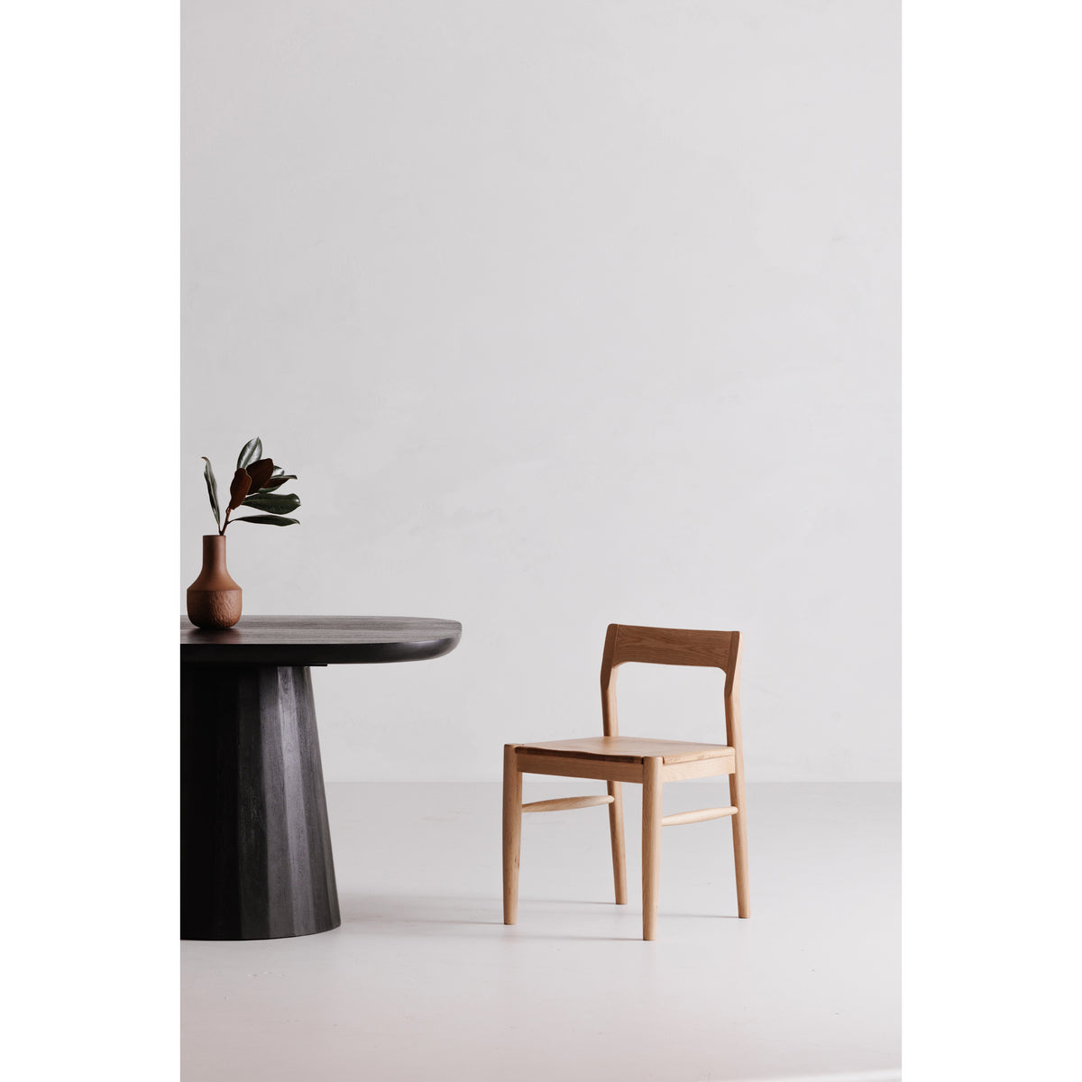 Owing Dining Chair Natural Oak - Set Of Two by Moe's Home