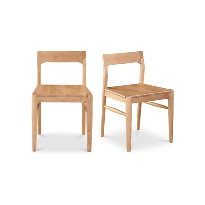 Owing Dining Chair Natural Oak   Set Of Two | Natural