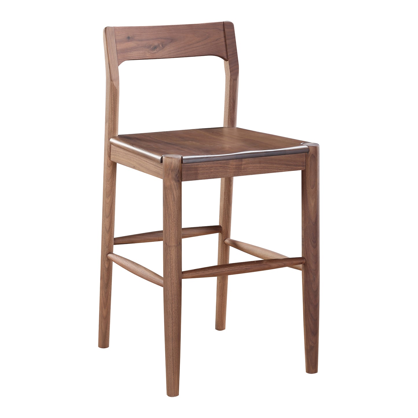 Owing Counter Stool Walnut Brown by Moe's Home