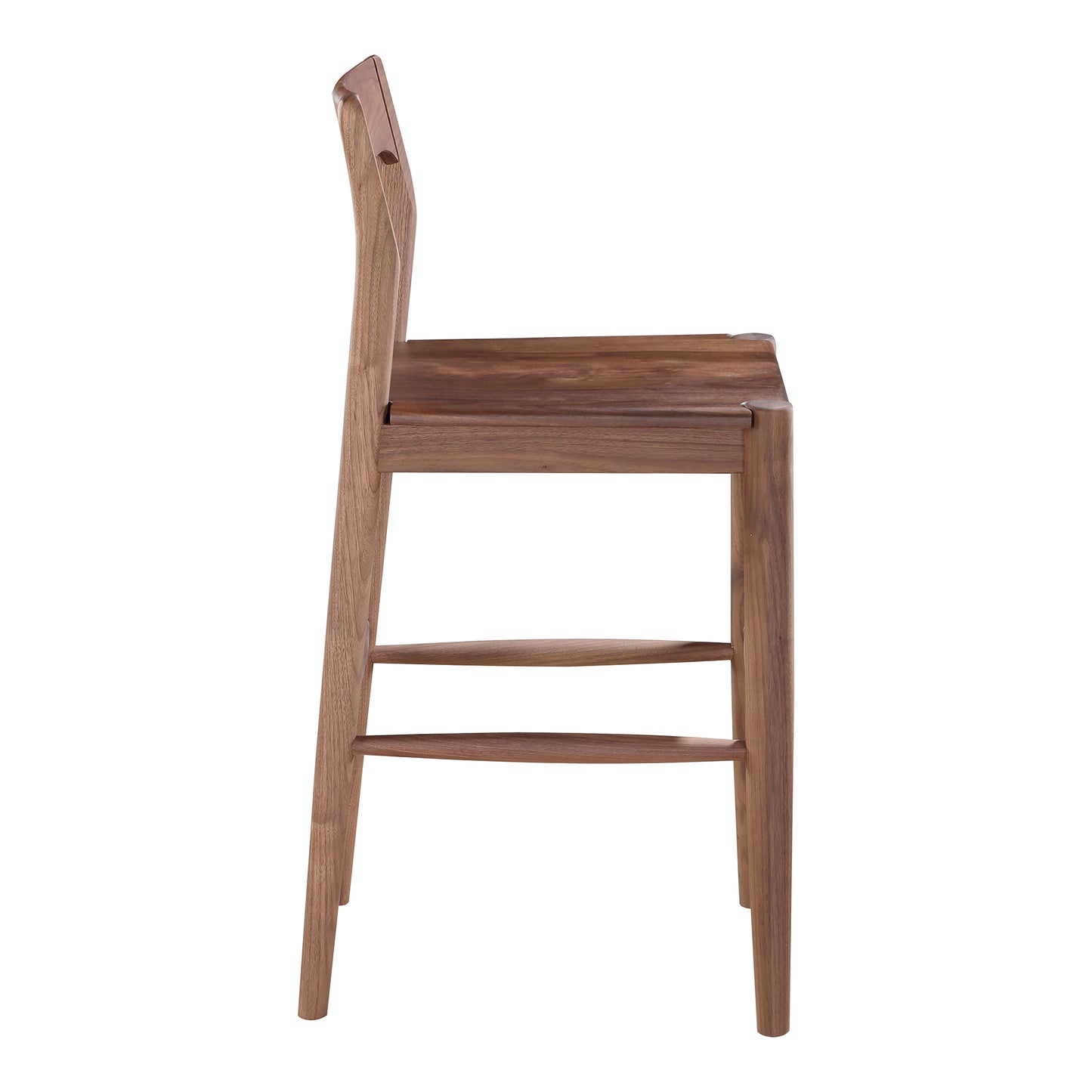 Owing Counter Stool Walnut Brown by Moe's Home