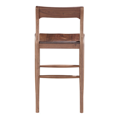 Owing Counter Stool Walnut Brown
