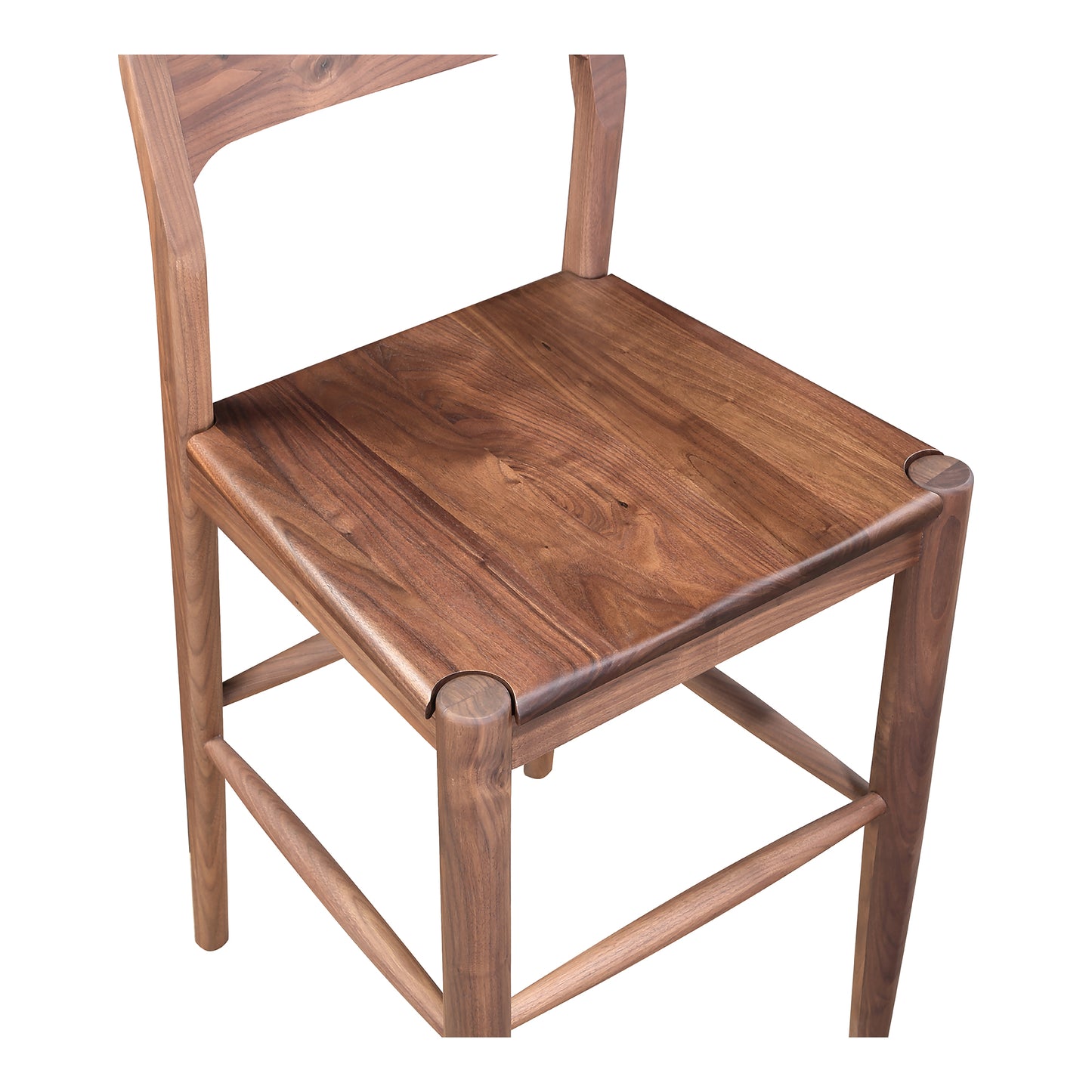 Owing Counter Stool Walnut Brown by Moe's Home